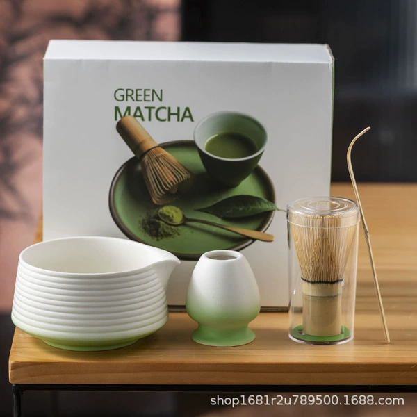 Matcha, set, gradient, 4 pieces