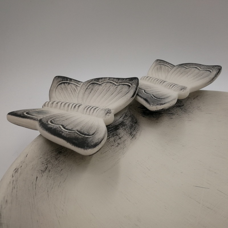 Alimentador de pájaros de cerámica, maceta carnosa de dibujos animados creativos, plato de frutas para el hogar, plato de almacenamiento, decoración, maceta para pájaros, hidropónico