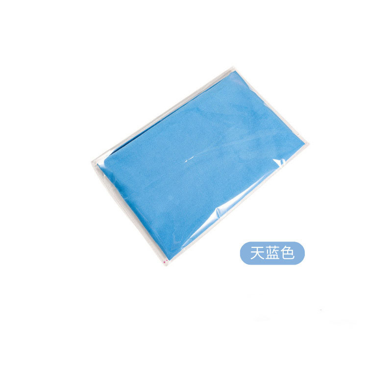 Toalla especial para hombres de color sólido con logotipo fijo Toalla absorbente de sudor de playa portátil Toalla deportiva de microfibra absorbente