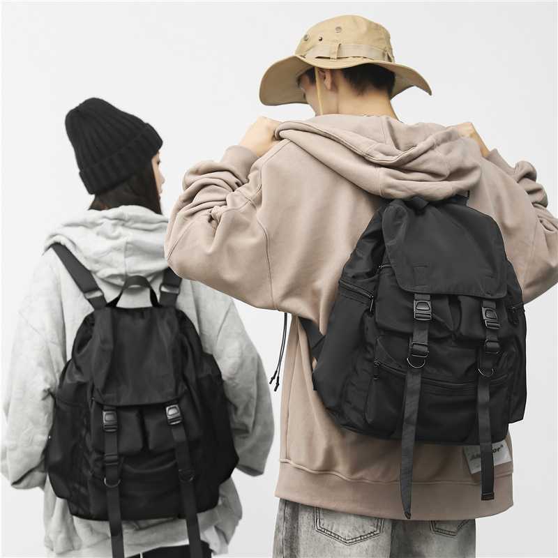 Nový trendový minimalistický počítačový batoh s veľkou kapacitou, odolný voči striekajúcej vode, multifunkčný batoh, batoh v neutrálnom štýle_voghion.com