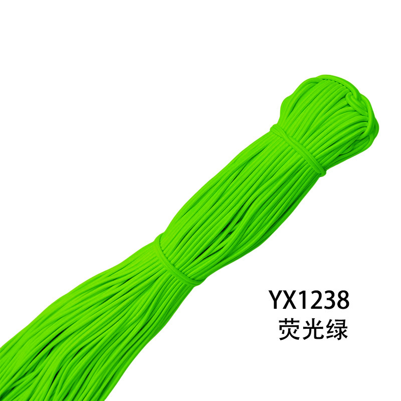 メーカー在庫卸売 2.5 ミリメートルラウンド弾性ロープカラーゴムラテックス高弾性ゴムバンド衣類アクセサリー弾性ロープ|undefined