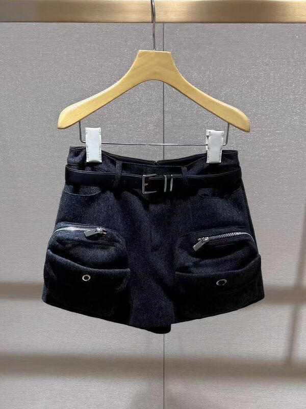 轻奢小香风短裤子套装女贵卓雅25秋季丝绒翻领独特减龄外套两件套|undefined