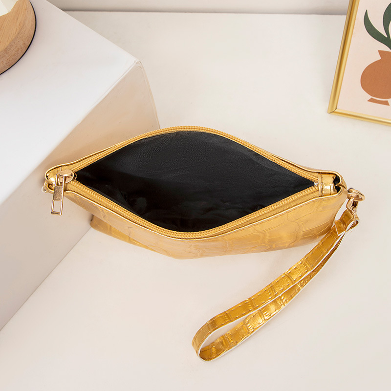 Moda retro simple de moda bolsas de damas estampado de piedra de hombro bolso de mano bolso de mano de damas