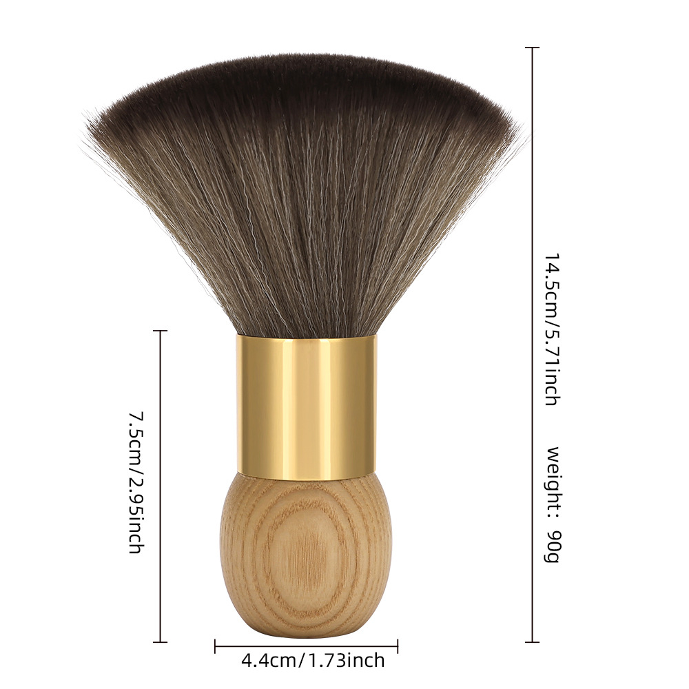 Peluquería Escaneo de cabello roto de madera maciza Escaneo de fibra de peluquería Cepillo suave Escaneo de limpieza de cabello Cepillo de cabello roto Herramientas de corte de cabello en el hogar