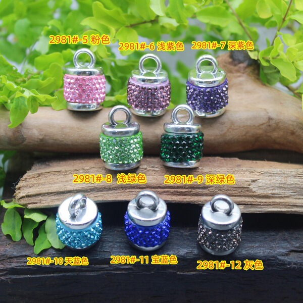 acrylic retro pendant PVC with tassels