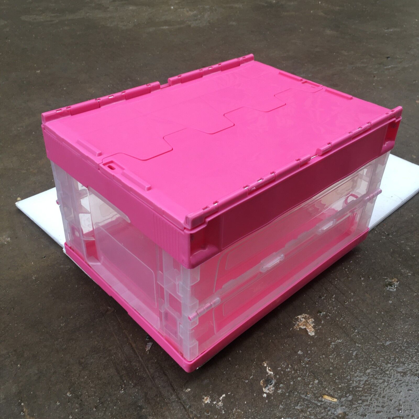 宝瑞直供惠州pp塑胶折叠箱 用品医疗收纳箱 周转运输箱 有现货