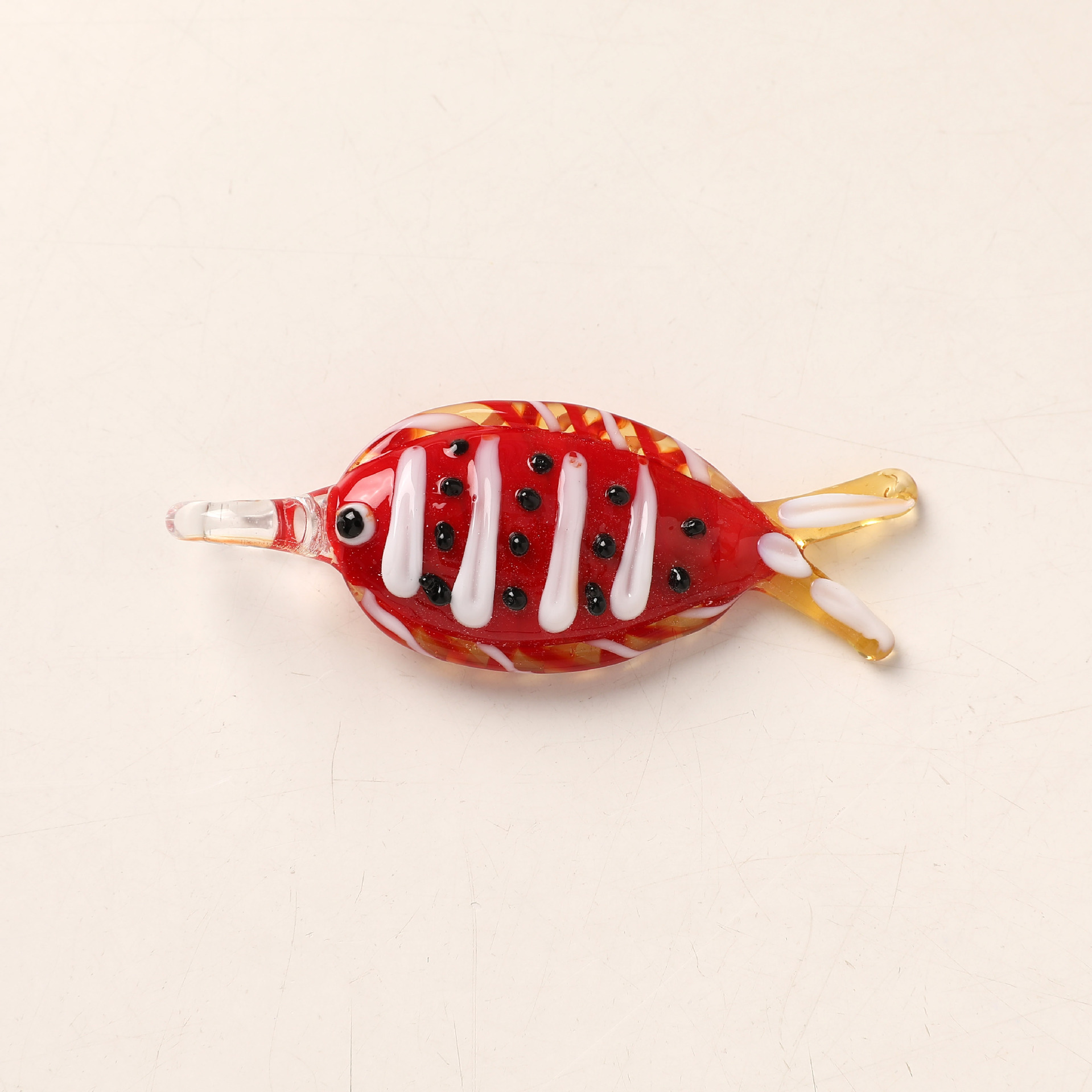 Enamel Design 1 Piece Glass Fish Pendant DIY Jewelry Accessories