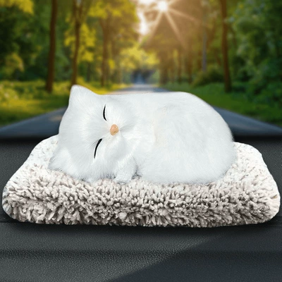 Aktiv kömürlü qoxu uducular and Dog Bamboo Charcoal Bags, Car - small-white-cat