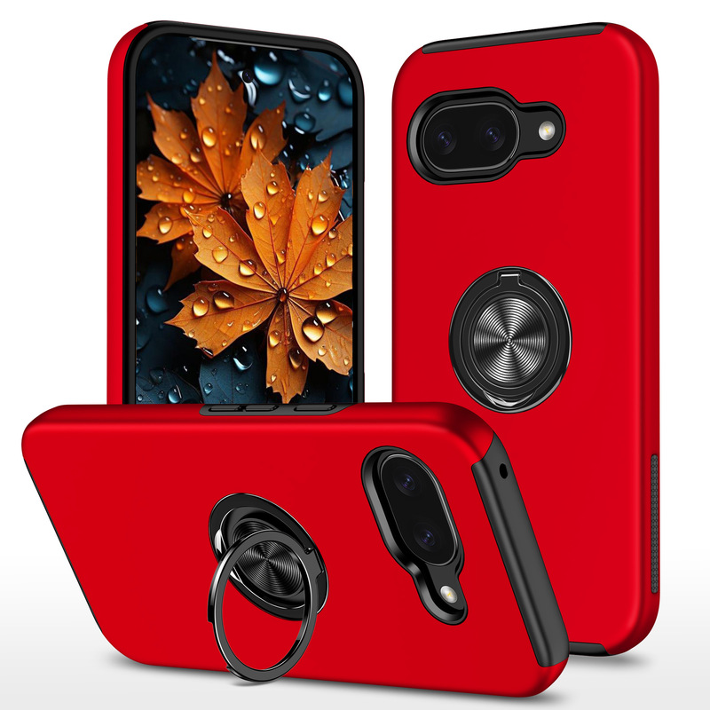 Suitable for Google Pixel 11 Hidden Ring Phone Case 10Pro Car-Mounted Magnetic Anti-Fall Protective Cover