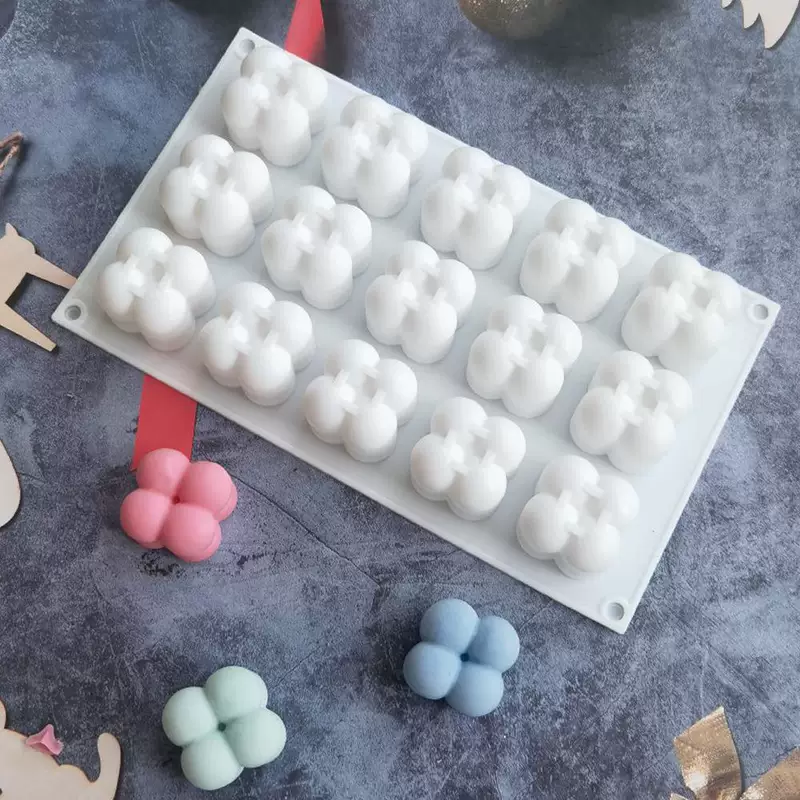 Acrylic Rubik's cube, compact silicone mold, ice cream