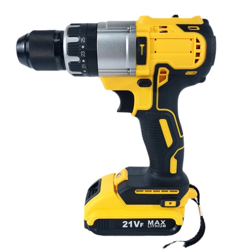 Comercio exterior Dewei tipo taladro de mano taladro de impacto taladro de pistola pequeña taladro de litio herramienta eléctrica multifunción recargable eléctrica