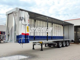 Direct selling to the outside curtain car van type transport semi-trailer movable column roller shutter semi-trailer logistics vehicle