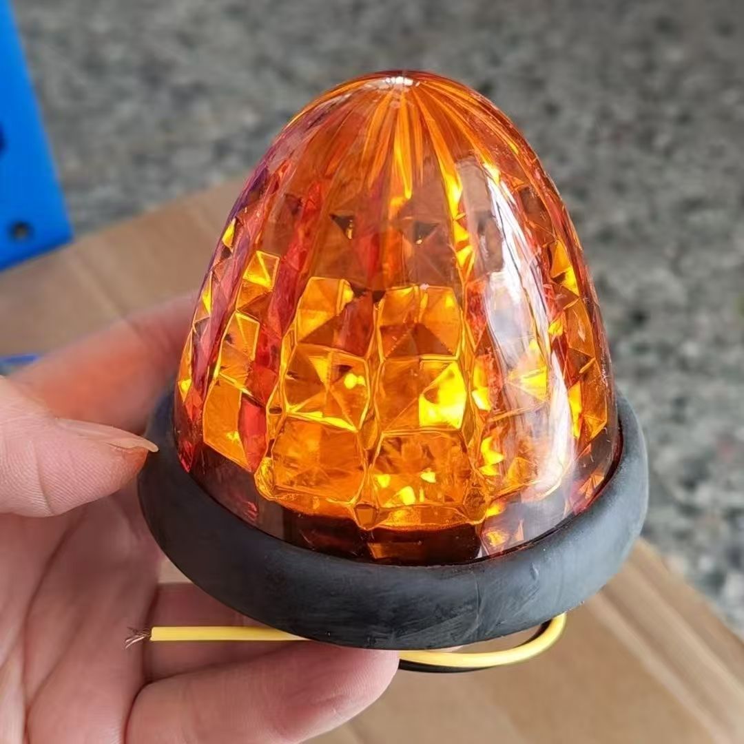 24V bullet lamp truck side light multicolored height display wide roof light warning light container compartment light nest head