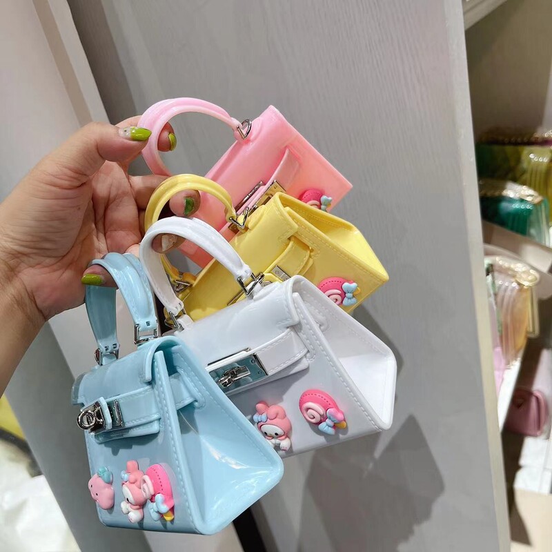Children's Bag 2026 Summer New Style DIY Handbag Fashionable and Cute Girls' Small Bag Mini Crossbody Jelly Bag Children's Bag 2026 Summer New Style DIY Handbag Fashionable and Cute Girls' Small Bag Mini Crossbody Jelly Bag