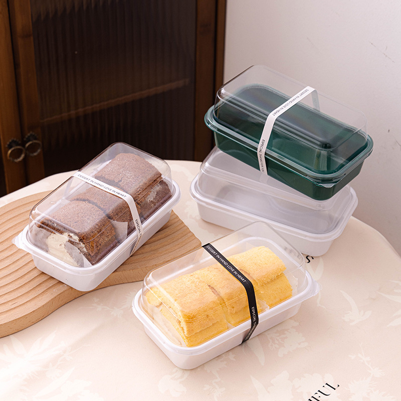 ins风蛋糕卷包装盒肉松小贝雪媚娘打包盒毛巾卷烘焙西点三明治盒