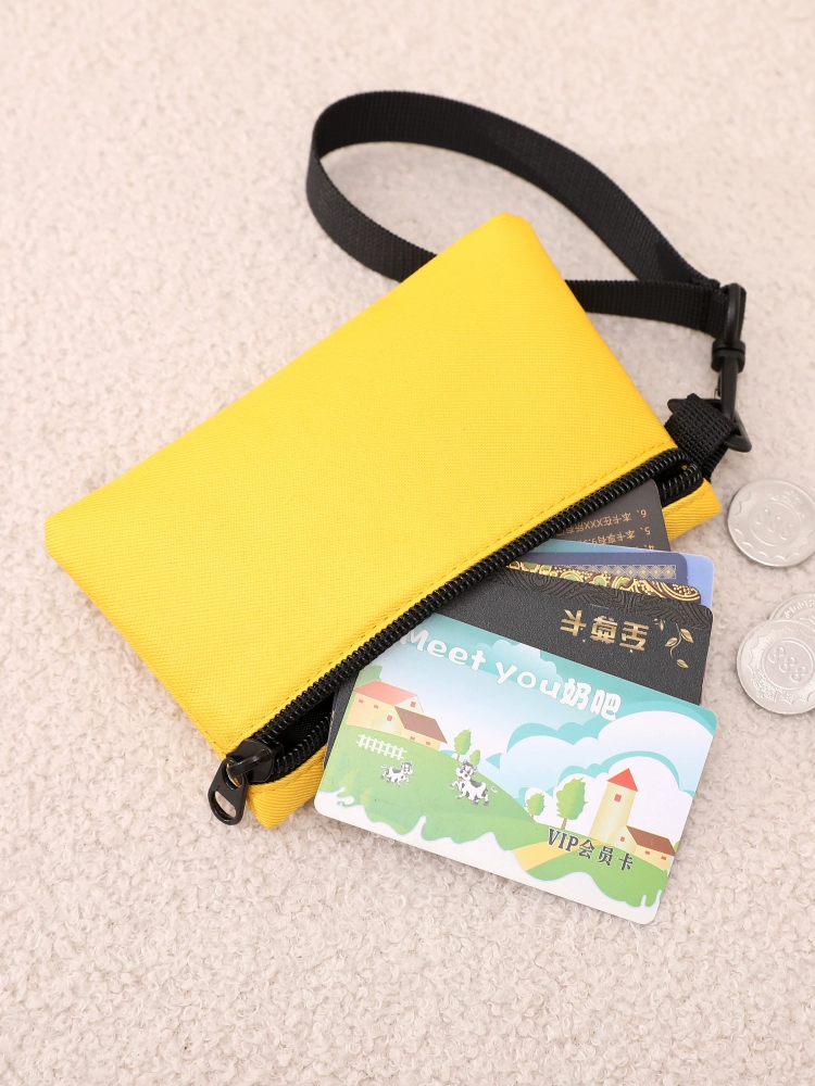 Холст мини-кошелек тонкий женский мужчина школьник ключ наушники молния сумка для хранения кард сумка ручная ручка маленький X20