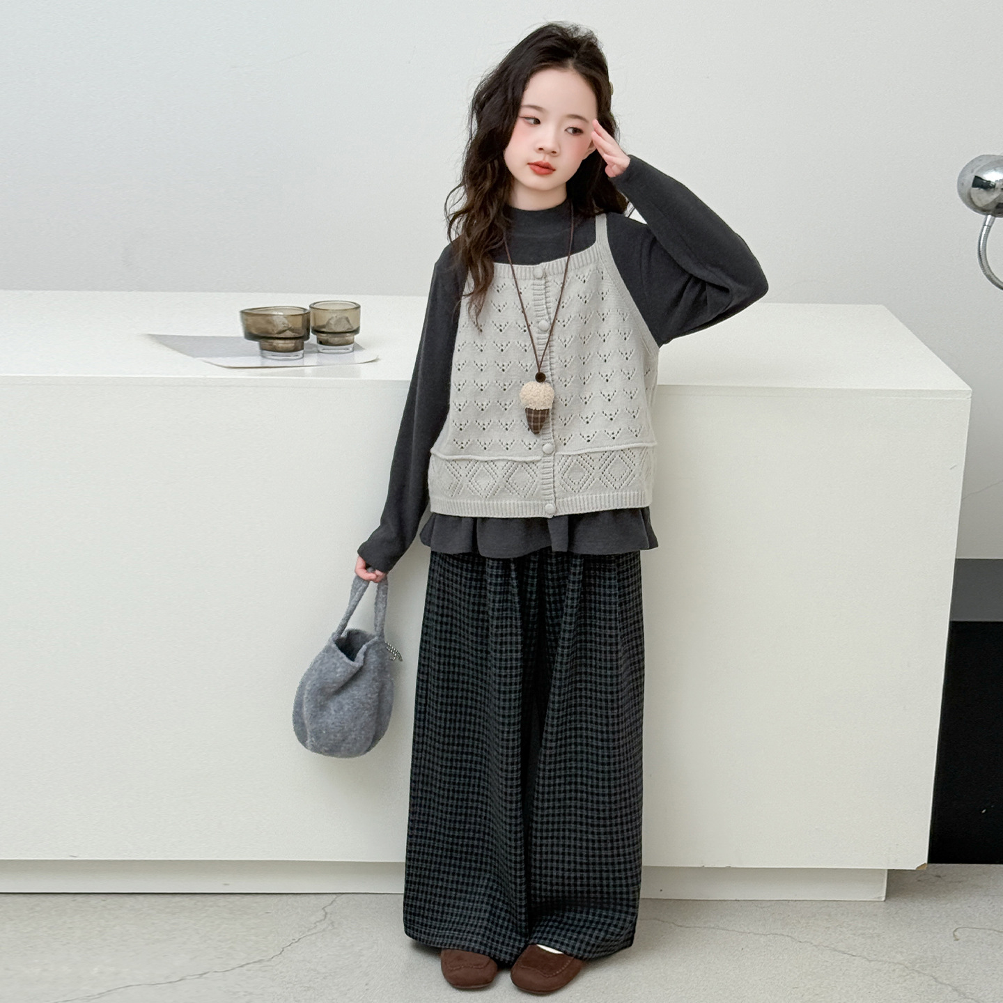 女大童秋季套装潮装2025新款儿童洋气时髦韩系穿搭女童时尚秋装