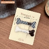 4# striped kitten bone hairpin
