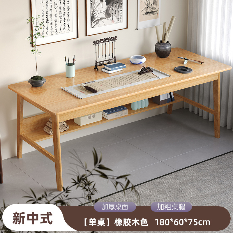 Mesa de caligrafía de madera china, escritorio de escritorio