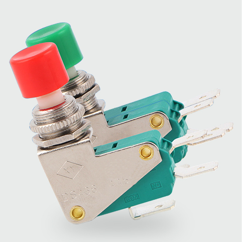 高品质 按钮微动开关DS438-448微动开关DS-438 KW3-0Z 脚宽6.3mm