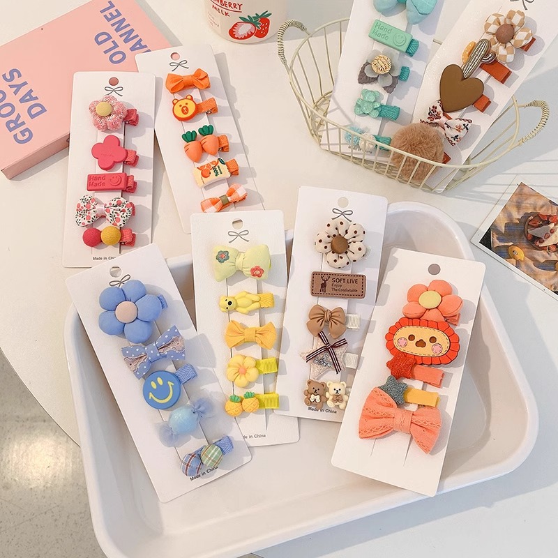 Bebé paño completo horquilla niña no duele pelo roto horquilla lindo bebé Super lindo sudor pelo clip chica accesorios para el cabello