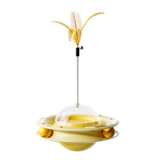 Cat Toys Cat Teasing Stick Tumbler Turntable Self-Hi to relieve boredom Kitten Pet Kitten Consumes Physical Cat Supplies