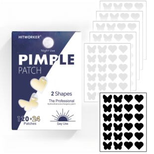 Cross-Border Exclusive Butterfly Heart Acne Patch, Acne-Clearing Facial Cover-Up Acne Care Invisible Patch