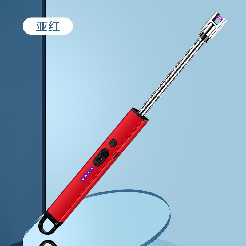 Fabricantes al por mayor Arco Tipo-c Cargador Encendedor Estufa de gas Encendido Agarre Exalargue Cocina Encendedor Transfronterizo Chong