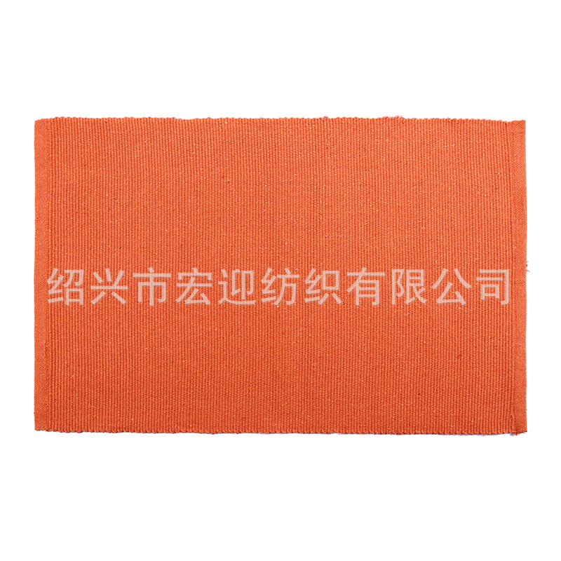 Cotton-woven solid color tassel floor mat, carpet, foot mat, entryway mat, living room coffee table mat, pet crawling mat, bedside mat