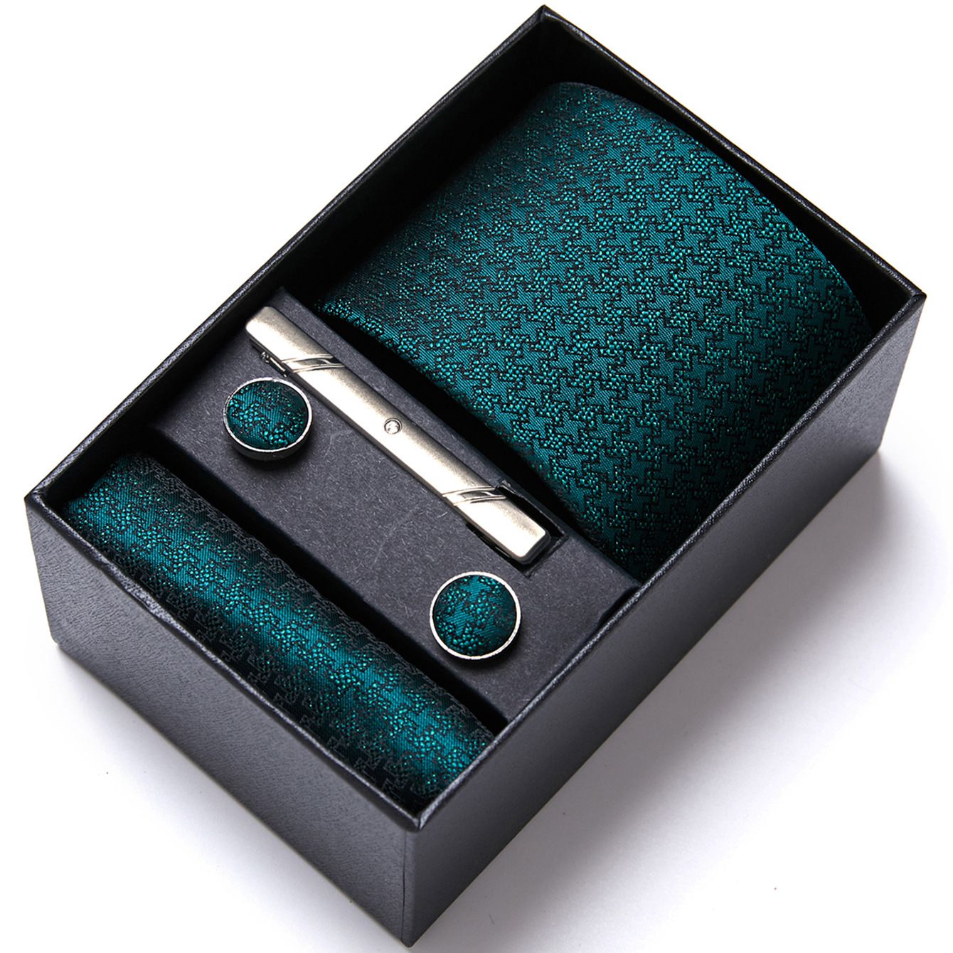 Fabricante en stock de los hombres corbata caja regalo traje ropa formal negocios boda trabajo grupo camisa accesorios verano nuevo