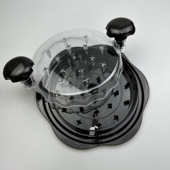 透明蓋鶏肉砕肉器肉を裂く細断砕餡機ペットchicken shredder machine