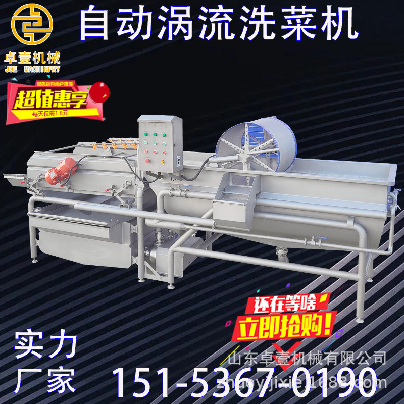 厂家供应果蔬冲浪机水果全自动涡流清洗机菠菜西红柿毛豆清洗设备