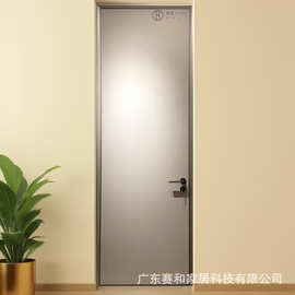 出口定制极简铝木门铝合金极窄边框高档别墅房间HPL防潮门加拿大