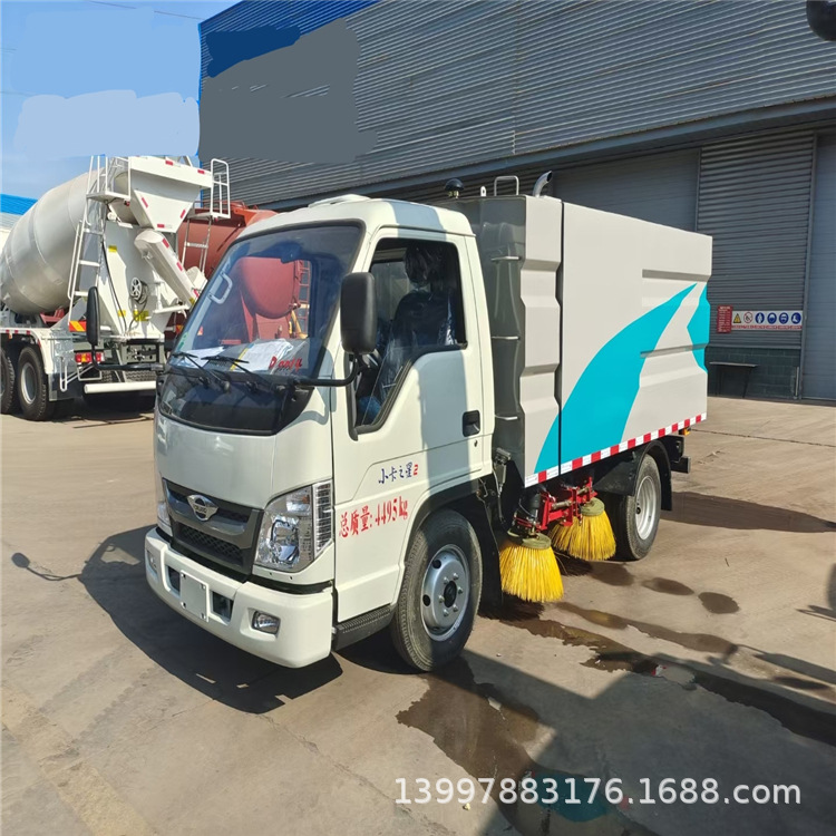 湖北程力蓝牌扫路车厂家价格便宜 福田小卡小型扫路车可货到付款