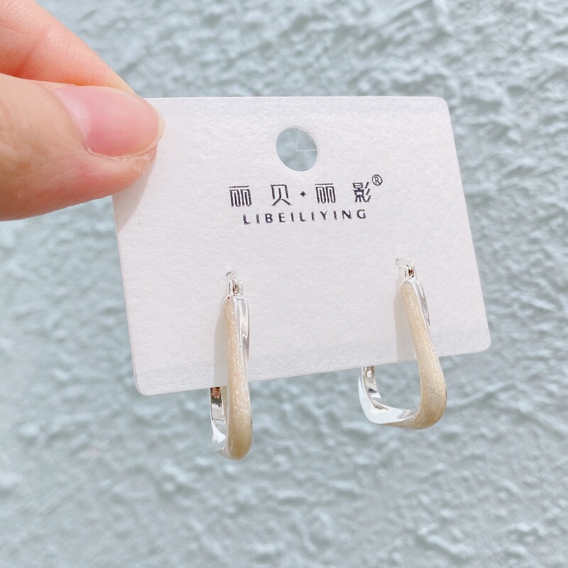 Liyin/Libeliying カラフルなオイルドリップシリーズ ニッチデザイン 高級感 おしゃれな雰囲気 イヤリング イヤリング|undefined