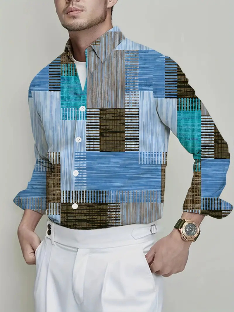 Comercio exterior europeo y americano Amazon 2025 nueva tendencia de la moda casual todo fósforo camisa de manga larga de alta calidad MB12