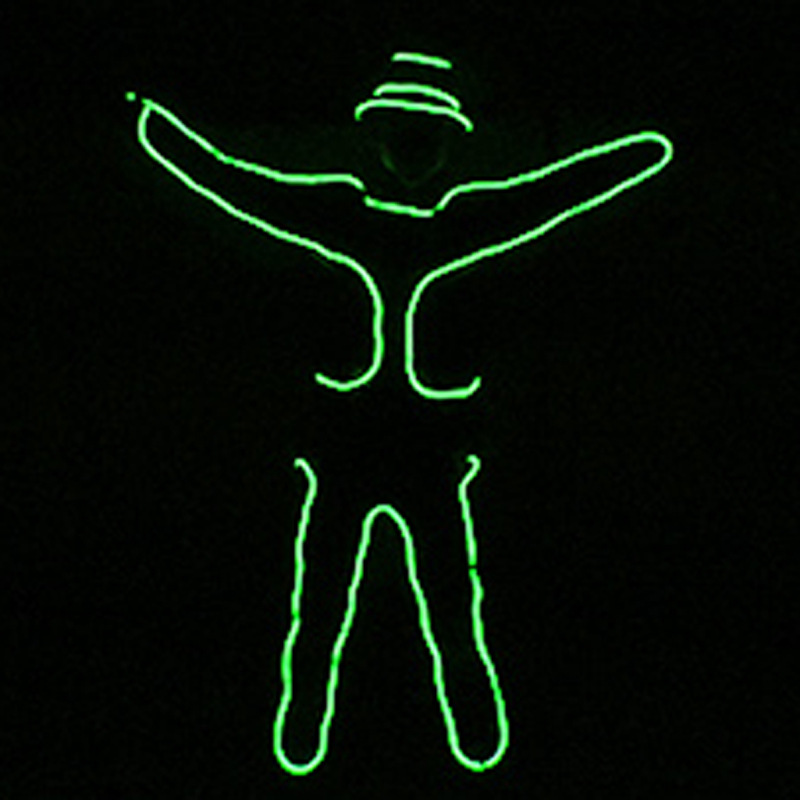 Traje Luminoso de Danza para Mujer para Escenario