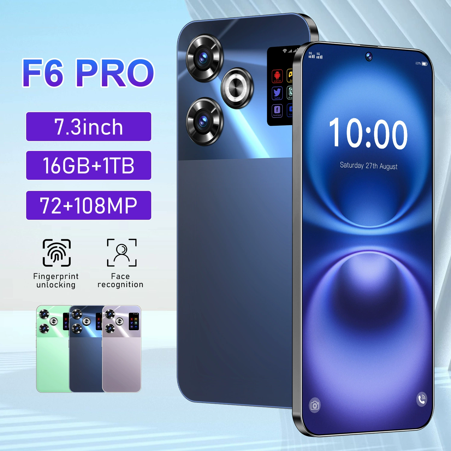 Смарт элитный мобильный телефон pro, 5G, 3-дюймовый широкий экран