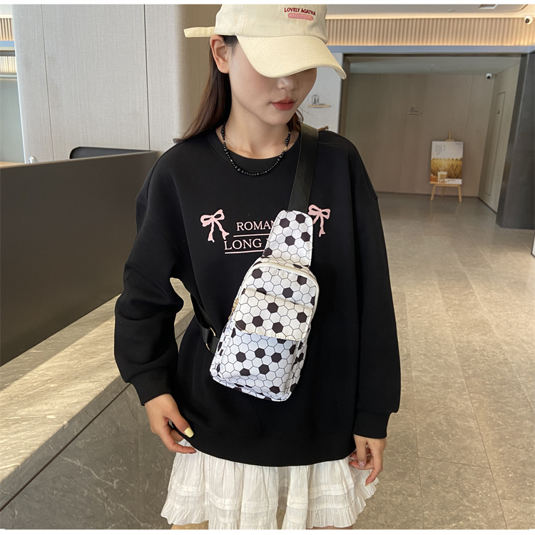 Women's Medium Nylon Ball Streetwear Square Zipper Fanny Pack display picture 25