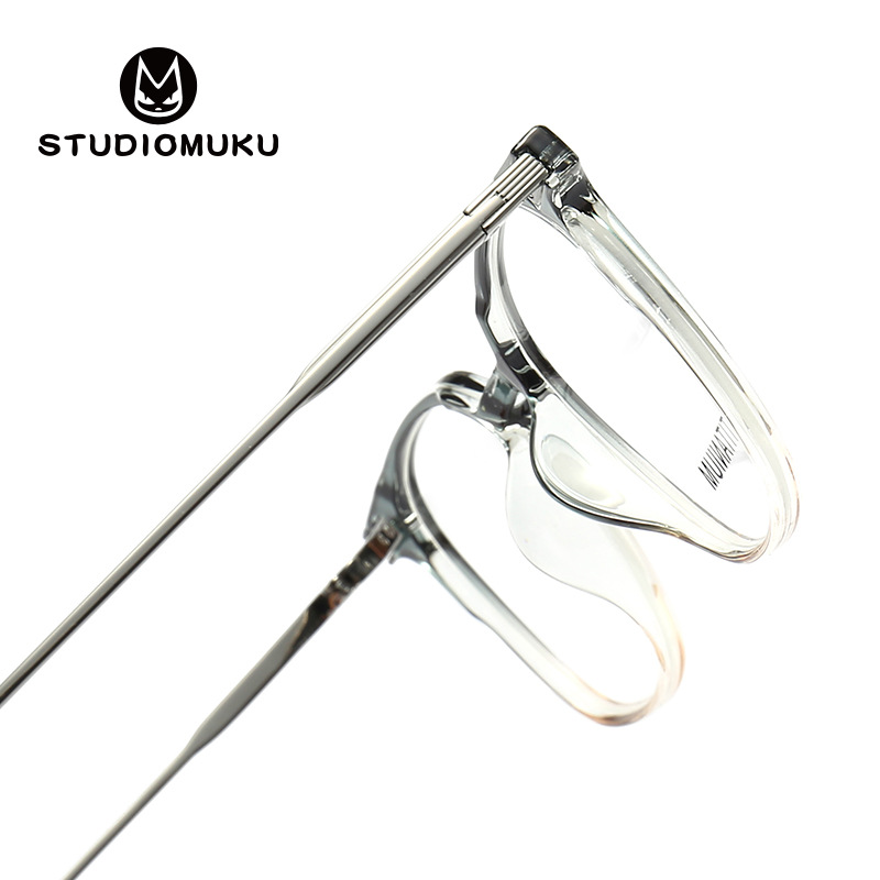 STUDIOMUKU gafas frescas de madera simple y generosa artesanía exquisita y textura ligera gafas lisas gafas de Marco