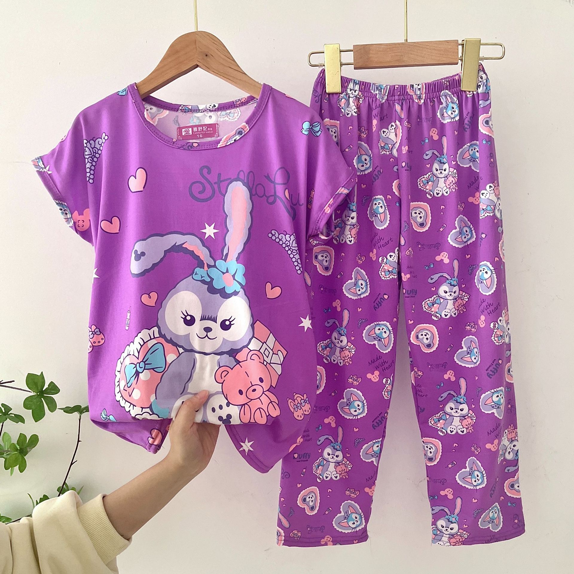 Z-conjunto corto y largo-estrella Dailu púrpura