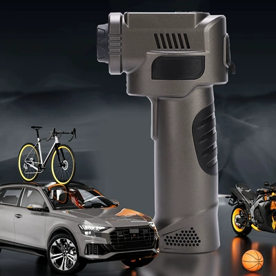 Electric Vehicle Air Pump, Hava nasosu - 823-series-wireless-digital-display-power-bank-3-lithium-batteries