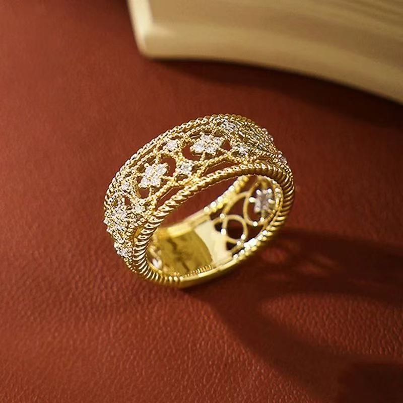Sparkling Ring For Women Designer Jewelry Elegant Finger Accessory_voghion.com