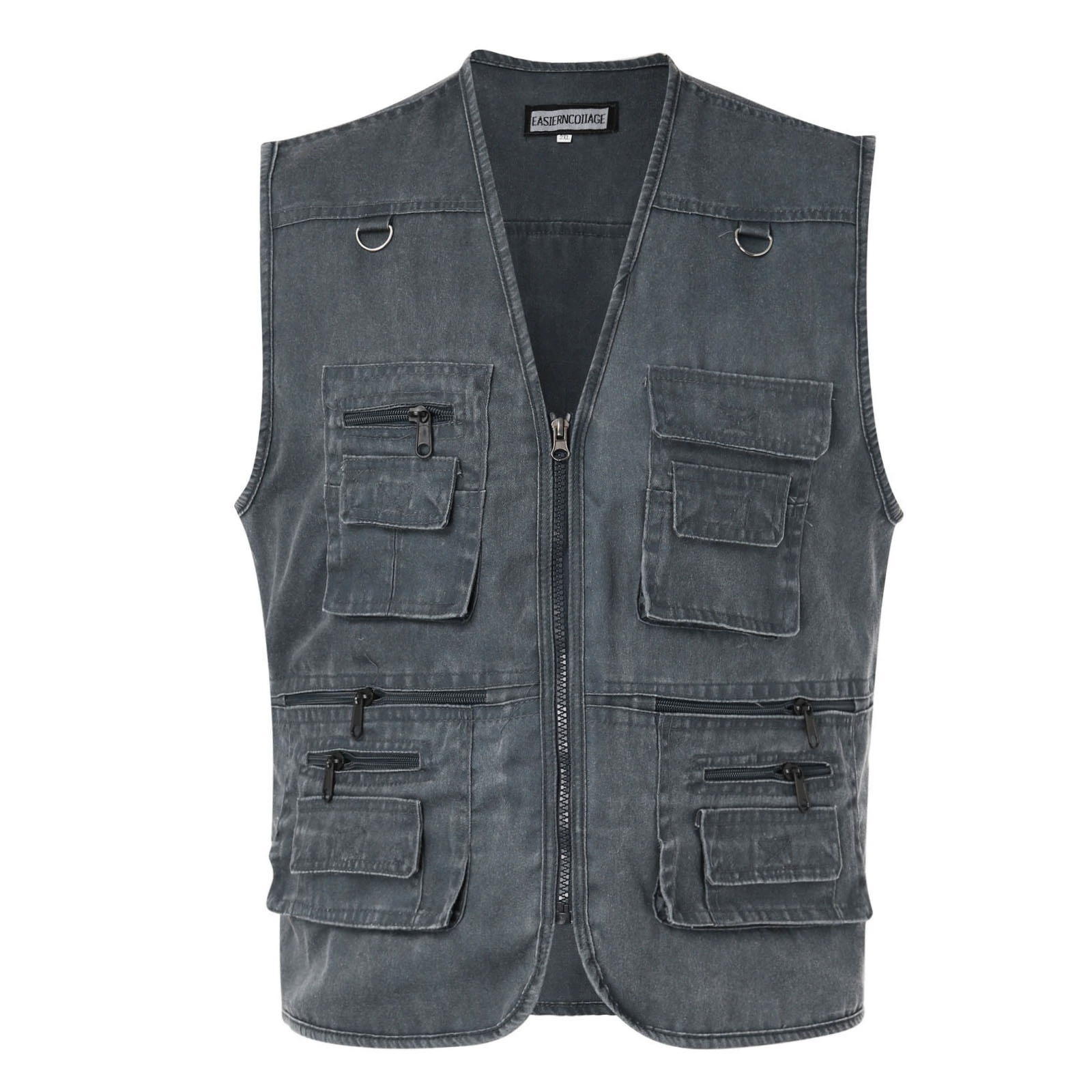 Завод в наличии, экспортный выстиранный уличный жилет с несколькими карманами для фотосъемки альпинизма, туризма, Рыболовный Жилет, поставляется группами