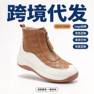厂家直供马丁靴女2026跨境短靴秋季女鞋英伦风软底女士休闲鞋女