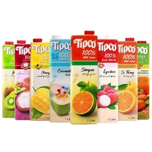 泰國進口果汁TIPCO泰寶果汁椰子橙汁青橙菠蘿復合山竹獼猴桃芒果