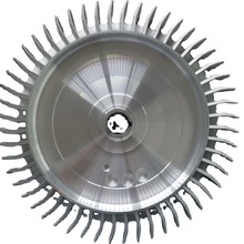 漩涡气泵配件叶轮  离心风机叶轮加厚铝合金厂家