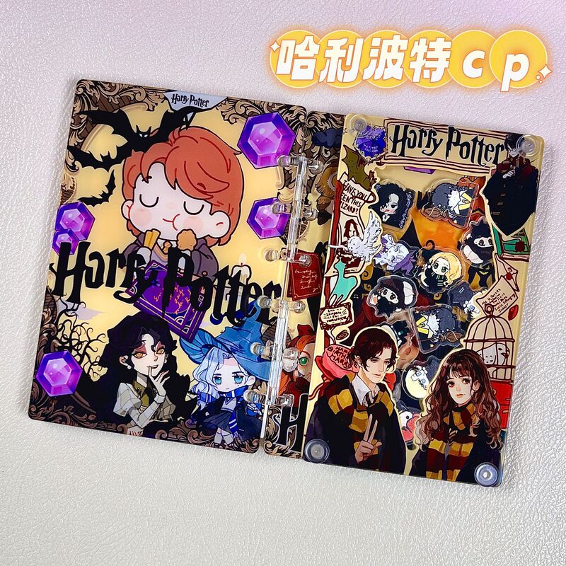 日本の漫画 A7 ルーズリーフノートブックかわいいガーリーハート高価値アニメ学生アクリル|undefined