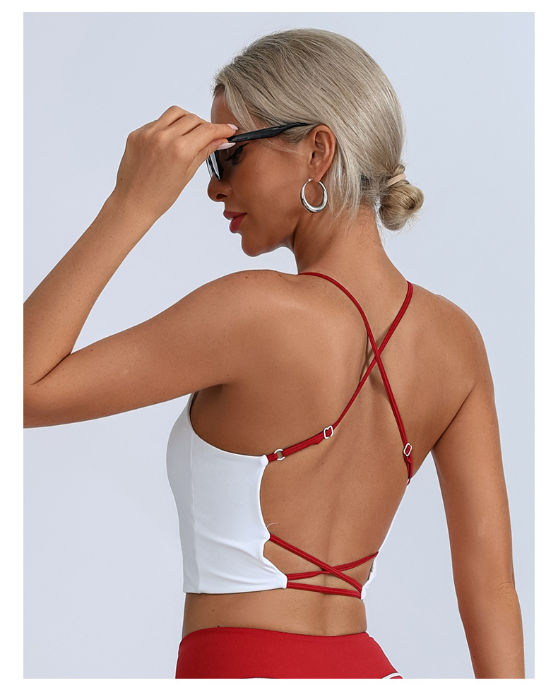 Chaleto de yoga original de nylon desnudo sensación de fitness ropa interior deportiva al por mayor oferta transfronteriza image 8