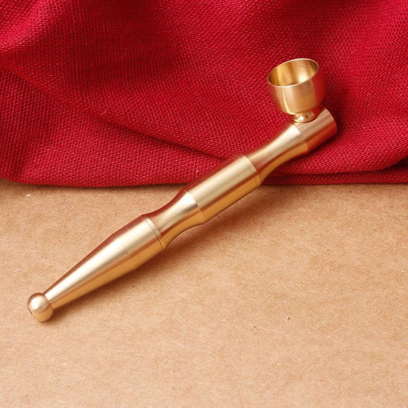 【One bucket and four use】Brass dry tobacco pole